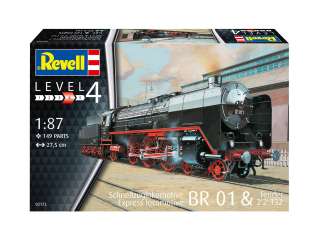 lokomotiva Schnellzuglok BR01 mit Tender 2'2' T32 (1:87) Revell 02172